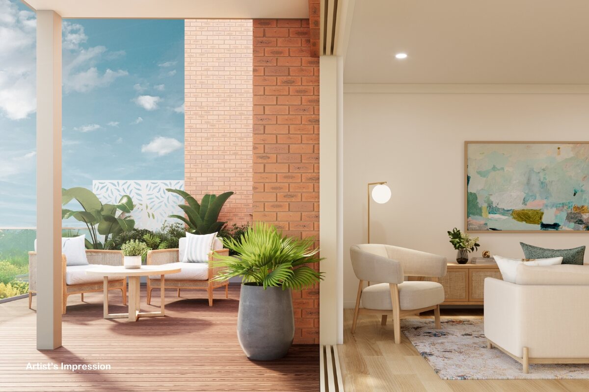 Fountain Court retirement living artist render of new unit