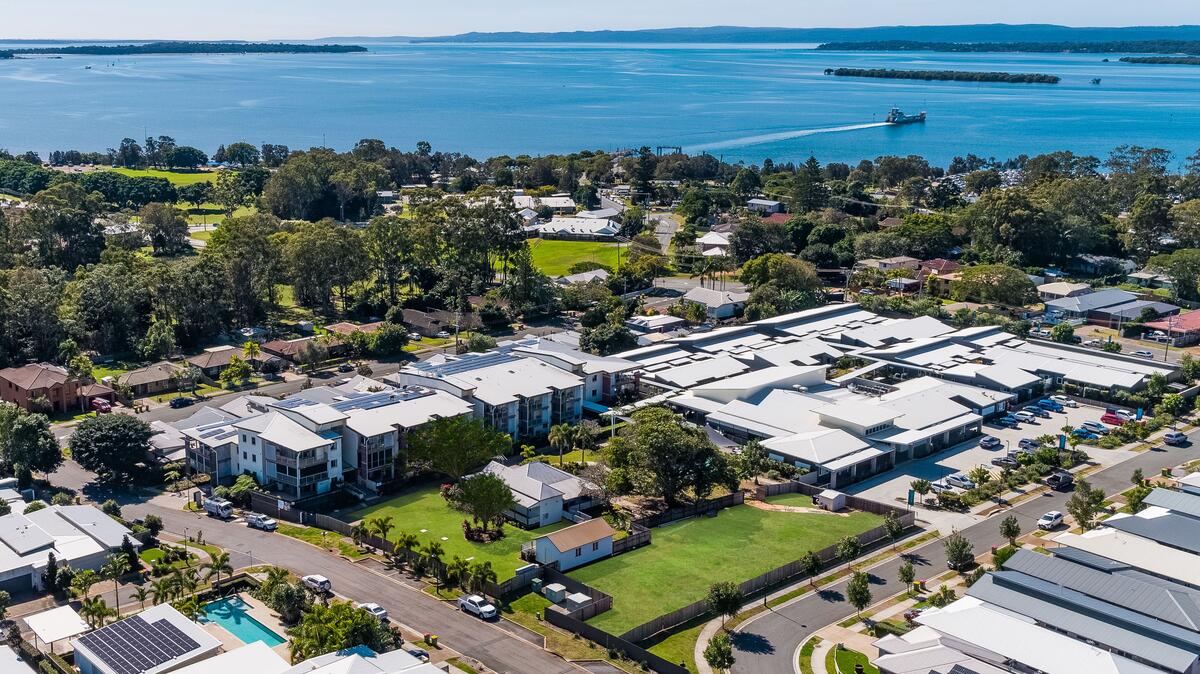 Redland Bay - Community aerial with seaview - Hero