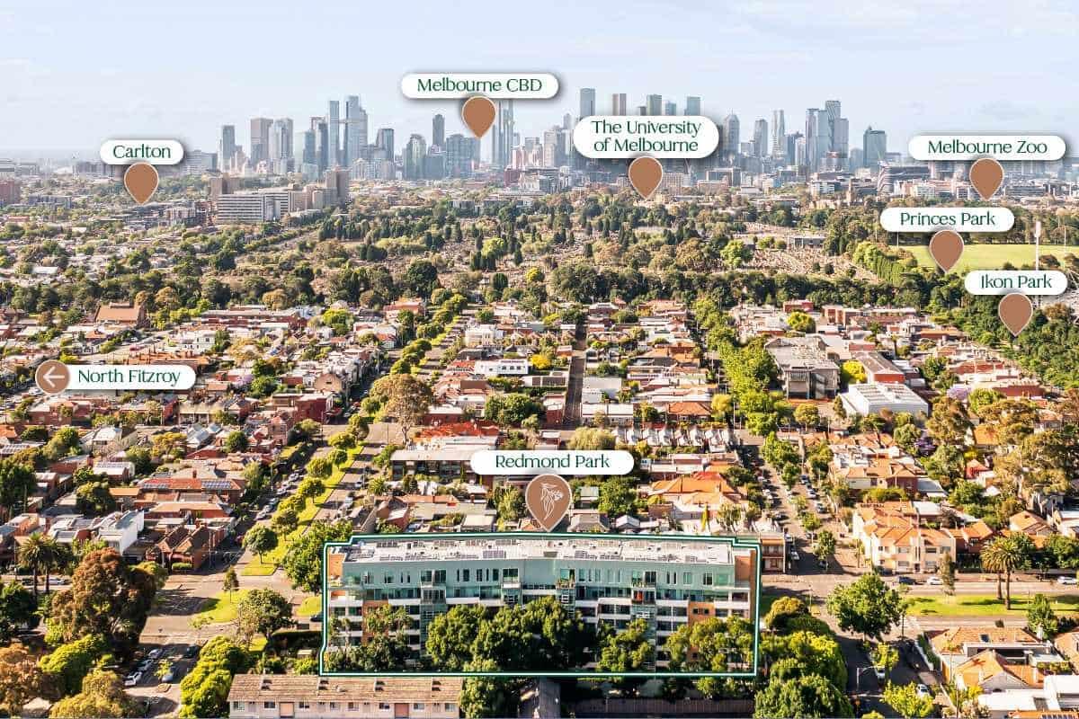 Redmond Park Retirement Village Aerial Map Location